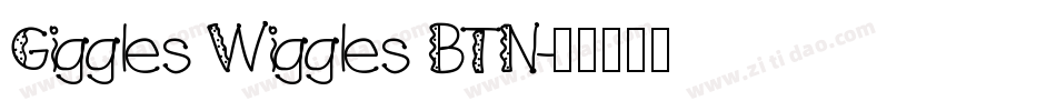 Giggles Wiggles BTN字体转换
